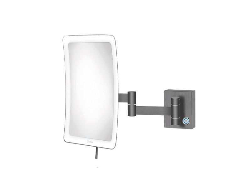 Επιτοίχιος Μεγεθυντικός Καθρέπτης (X3) με LED και διπλό περιστροφικό βραχίονα